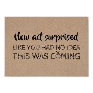 Funny Bridesmaid / Maid of Honor Proposal Card