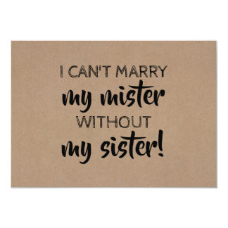 Funny Bridesmaid / Maid of Honor Proposal Card