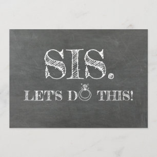 Funny Bridesmaid / Maid of Honor Proposal Invitation