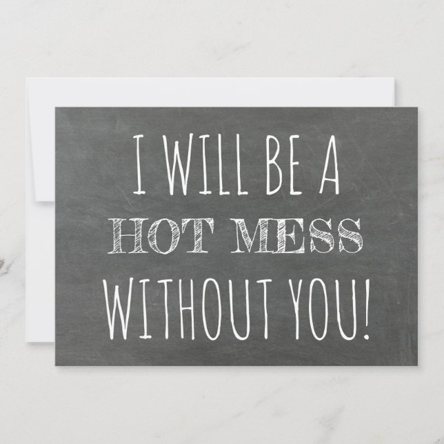 Funny Bridesmaid / Maid of Honor Proposal Invitation (Front)