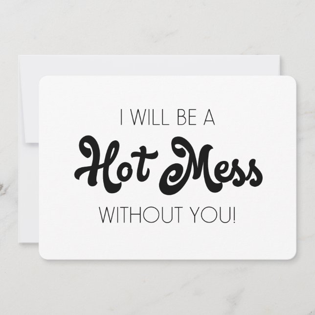 Funny Bridesmaid / Maid of Honor Proposal Invitation (Front)