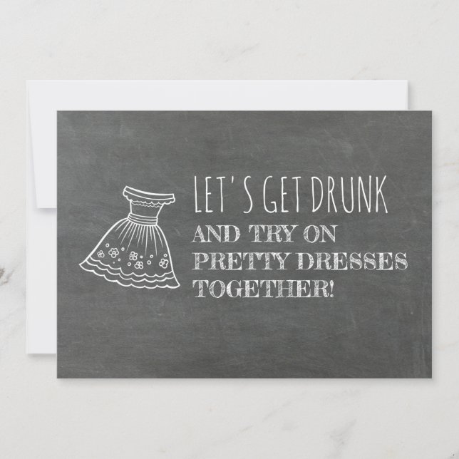 Funny Bridesmaid / Maid of Honor Proposal Invitation (Front)