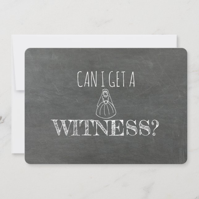 Funny Bridesmaid / Maid of Honor Proposal Invitation (Front)