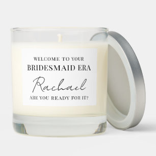 Funny Bridesmaid Proposal Maid of honor Scented Candle