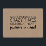 Funny Bridesmaid Proposal Partners in Crime Invitation<br><div class="desc">Funny "Maid of honor",  "Matron of honor" or "Bridesmaid" proposal cards.</div>