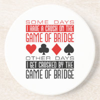 Funny Bridge Player Club Crushed Game of Bridge