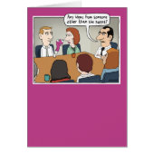 Funny Bright Idea Boss's Day card (Front)