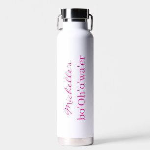 Funny British Accent Water Bottle, Bo’Oh’o’wa’er  Bottle