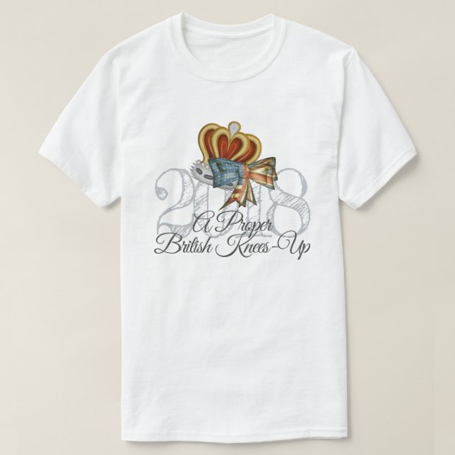 Funny British-American Royal Wedding 2018 Souvenir T-Shirt (Design Front)