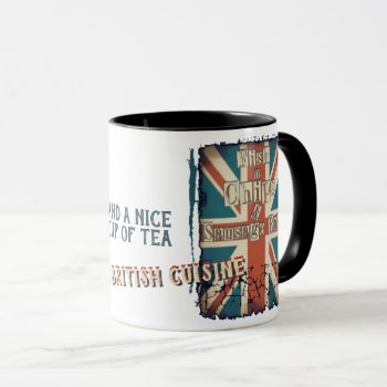 Funny British Fish And Chips Mug by EnglishTeePot at Zazzle