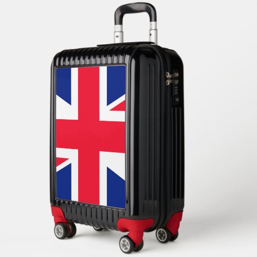 Funny British Flag Novelty Bold Travel Luggage