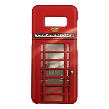 Funny British Red Phone Booth Case-mate Samsung Galaxy S8 Case