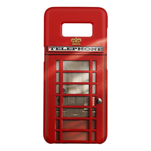 Funny British Red Phone Booth Case_Mate Samsung Galaxy S8 Case