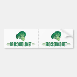 Funny Broccoli Bumper Sticker