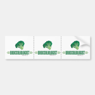 Funny Broccoli Bumper Sticker