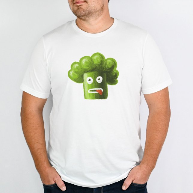 Funny Broccoli Crazy Plant Vegan Vegetarian T-Shirt (Creator Uploaded)