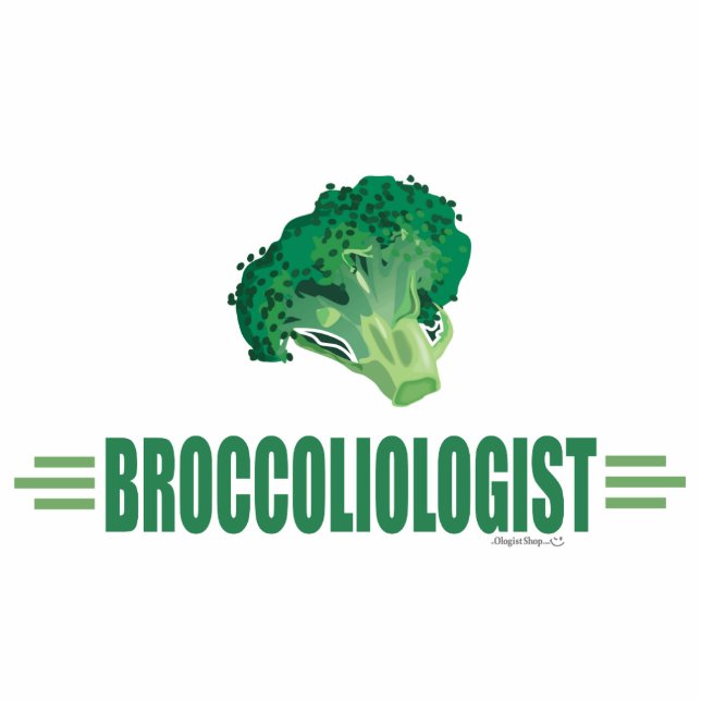 Funny Broccoli Cutout (Front)