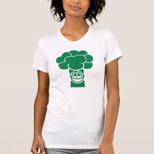 Funny broccoli face T-Shirt (Front)