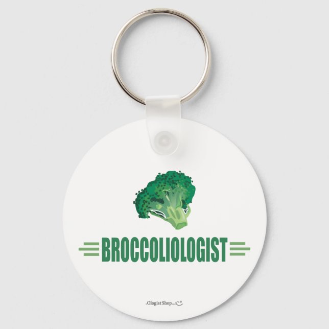 Funny Broccoli Keychain (Front)