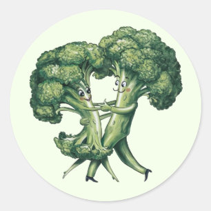 Funny Broccoli Stickers