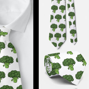 Funny Broccoli Vegetable Gag Gift Neck Tie Necktie