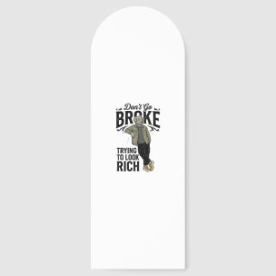 Funny Broke But Rich Vibes Vintage Dog Shirt Desig Bookmarks