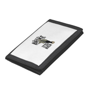 Funny Broke But Rich Vibes Vintage Dog Shirt Desig Trifold Wallet