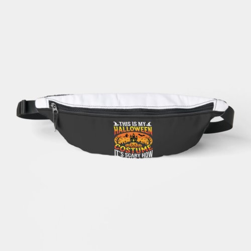 Funny Broke Halloween Costume Haunted House Design Fanny Pack