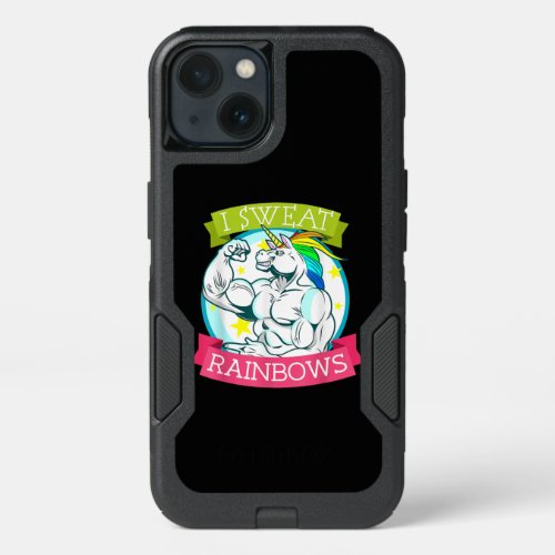 Funny Brony Ness Unicorn Rainbow Gym Exercise Gear iPhone 13 Case