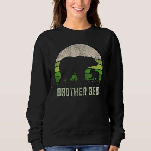 Funny Brother  From Siblings Cub Bro Sis Brother B Sweatshirt