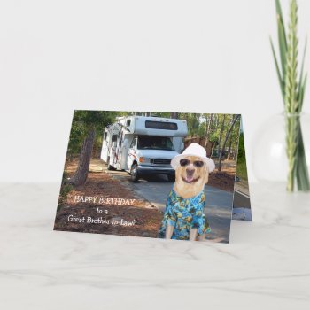 Funny Brother-in-law Birthday Card by myrtieshuman at Zazzle