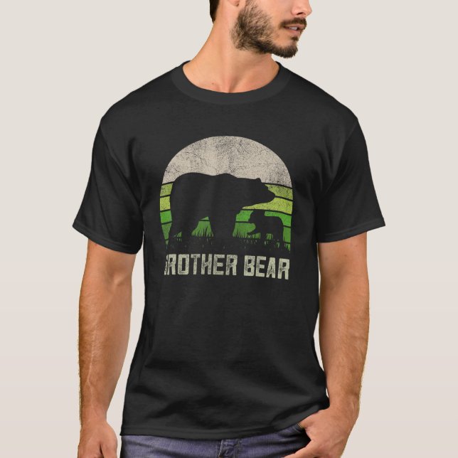 Funny Brother S From Siblings, Cub Bro Sis Brother T-Shirt (Front)