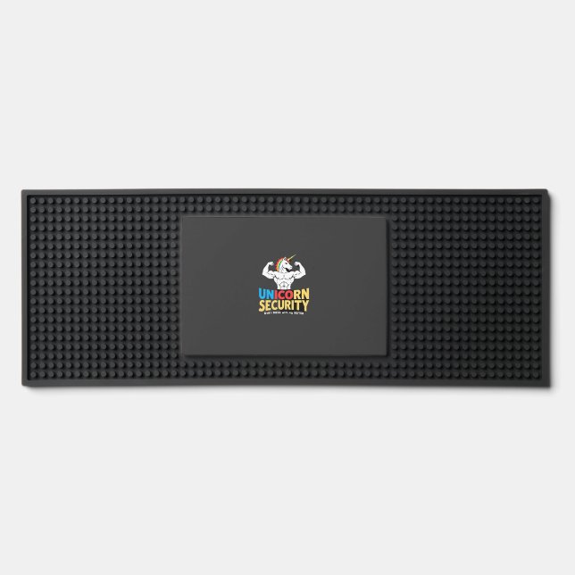 Funny Brother Unicorn Security Dont Mess With My S Bar Mat (Front)