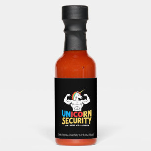 Funny Brother Unicorn Security Dont Mess With My S Hot Sauces