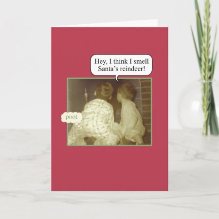 Funny Brothers Christmas Holiday Card