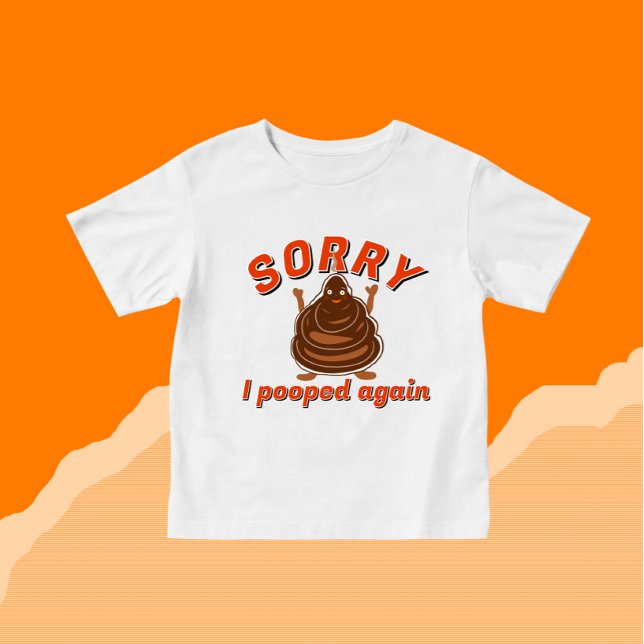 Funny brown poop baby T-Shirt (Creator Uploaded)