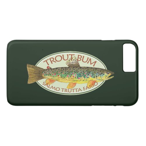 Funny Brown Trout Anglers iPhone 8 Plus7 Plus Case