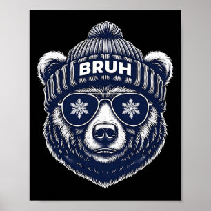 Funny Bruh - Christmas Poster