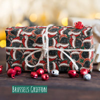 Funny Brussels Griffon Christmas Pattern