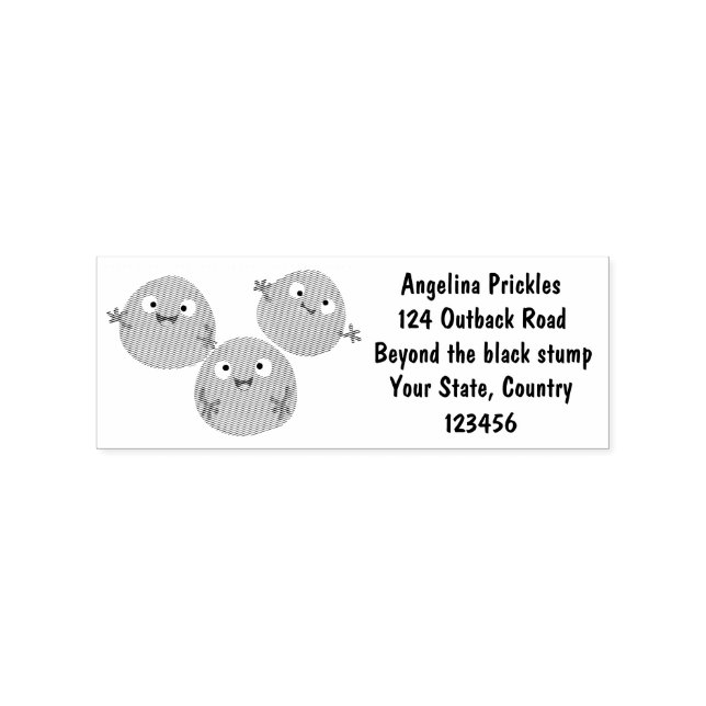 Funny Brussels sprouts vegetables Rubber Stamp (Imprint)