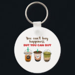 Funny Bubble Tea Boba Lover Can't Buy Happiness Keychain<br><div class="desc">You Can't Buy Happiness But You Can Buy Bubble Tea. Funny and cute bubble tea design for those who love those sweet drinks with boba. Cool and colorful merchandise for bubble tea lover of many flavors. Perfect to celebrate National Bubble Tea Day. Great Christmas gift and birthday present for family...</div>