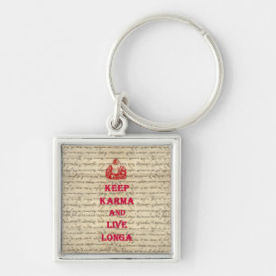 Funny Buddha saying Keychain