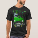 Funny Buffalo Plaid Green Truck Catfish St Patrick T-Shirt