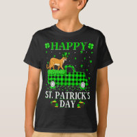 Funny Buffalo Plaid Green Truck Cougar St Patrick 