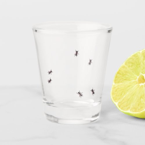 Funny Bug Ant Crawling Party  Shot Glass