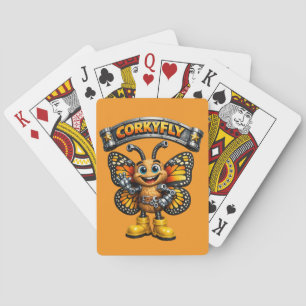 Funny Bug Playing Cards
