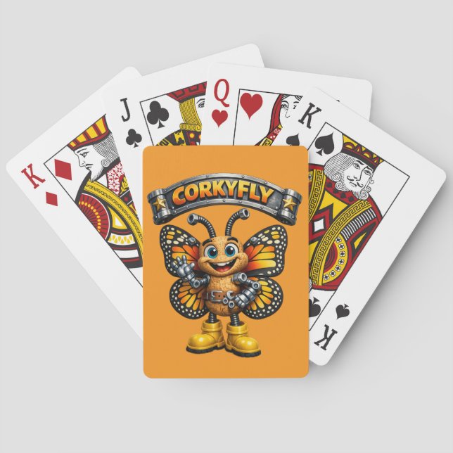 Funny Bug Playing Cards (Back)