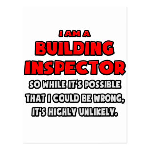 Building Inspector Joke Gifts on Zazzle