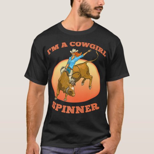 Funny Bull Riding Cowboy Adult Gift For Western T_Shirt