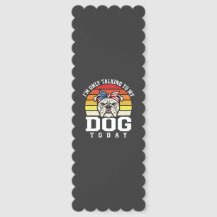 Funny Bulldog Dog Lover Retro Quote Bookmarks